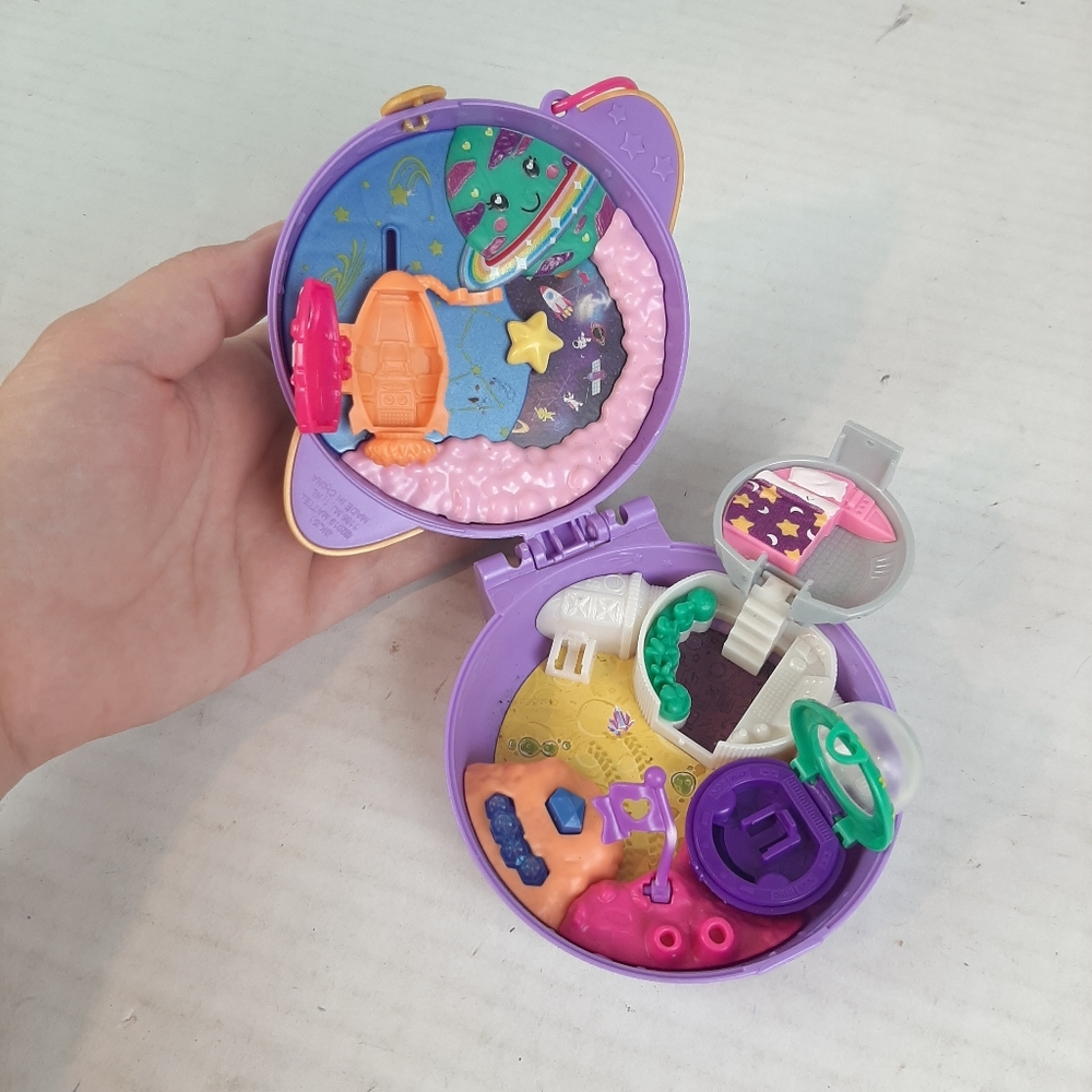🛍Polly Pocket Saturn Space Explorer Compact only (no figures) - Picture 4 of 4